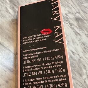 Mary Kay ultra stay Lip Lacquer Kit Cherry Red